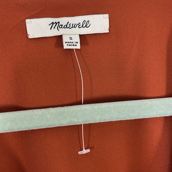 Madewell NWOT Smocked Mini Dress Polka Dot size Small style L3392 - Picture 4 of 13